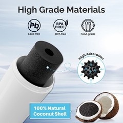 5 Pack Fit For 4396701 4396702 EDR6D1 Filter 6 L200V Water Filter Icepure