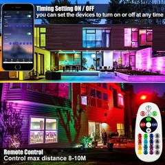 2-piece set of 50W RGB wall-washing lights, stage wall-washing light strips