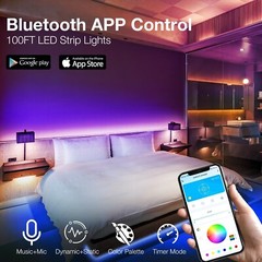 TJOY LED Strip Lights, Smart Light with App Remote Control, RGB LED Lights for