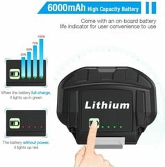 1-4 Pack For Ryobi OP40602 40V 6Ah High Capacity HP Lithium Battery With LED NEW