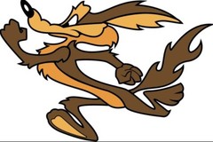 Wile E Coyote (Running) Vinyl Decal / Sticker ** 5 Sizes **