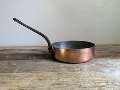 Thick French Copper Sauté Pan – 24cm – 2.8mm