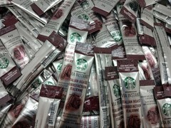 Starbucks VIA Instant Coffee Italian Dark Roast 50 Packets 100% Arabica Bulk New