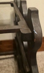 VTG MCM Sculptural Modernist Solid Wood Wine Rack Circa 1970s W/Makers Mark