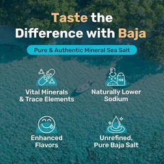 Baja Gold Mineral Sea Salt, Fine Grind, 1 Lb. Bag