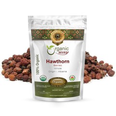 Organic Way Hawthorn Berries Fruit Whole – Organic, Kosher & USDA Certified