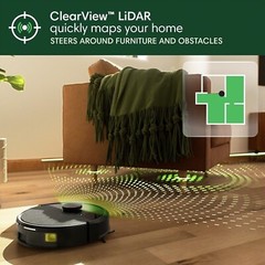 iRobot Roomba 105 Robot Vacuum + AutoEmpty Dock, Cleans in Rows, LiDAR – NEW