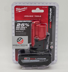 Milwaukee 3453-20 M12 FUEL 1/4″ Hex Impact Driver + XC5.0 HO 5.0Ah Battery NEW