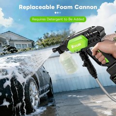 Cordless Pressure Washer, 1500 PSI Portable Power Washer with Battery & Charger