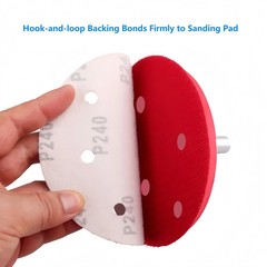 110Pcs 5in 8 Hole Sanding Discs Orbital Sandpaper Hook and Loop Assortment Grit