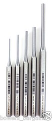 Wilde Tool 5pc Pin Punch Set MADE IN USA 3/32 – 1/4” Inch Professional Quality
