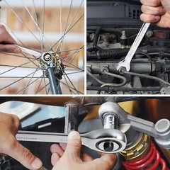72-Tooth Ratchet Wrench Set Combination Tool SAE Metric Chrome Vanadium Steel US