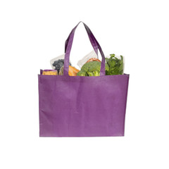 10 Purple Shopping Tote Bags Eco Friendly Reusable Recyclable Gift Promo Bag