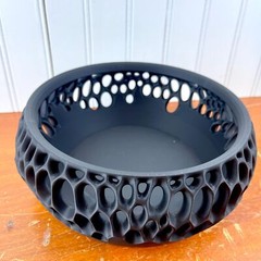 “Virus” Catch-All Bowl, Modern Decorative Bowl, Unique Hole Design