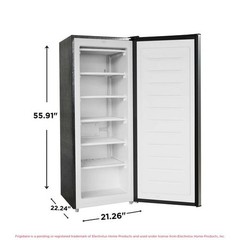 Frigidaire Platinum Silver 6.5 Cu. ft. Upright Freezer, EFRF698