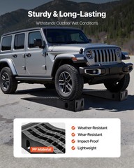 Car Ramps, 2 PCS 13000 lbs GVW Capacity, 6.3 in Lift Height, Portable High Profi