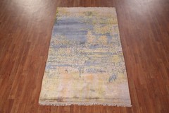 Contemporary Style Abstract Rug 4×7 Hand-knotted Wool Oriental for Any Room