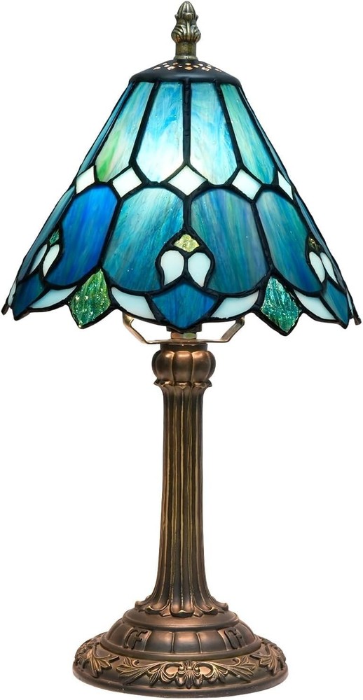 Tiffany Stained Glass Bedside Lamp – Cute Home Decor Gift for Any Room