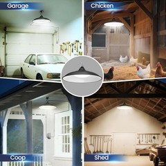 Solar Shed Lights Indoor Outdoor Motion Sensor Pendant Light Daytime Available