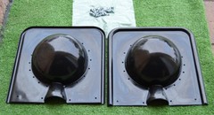 2 plastic mold sphere half (1/2) ball 7.68″ in diametre for concrete cement P13