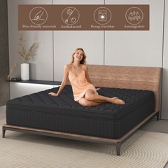 12″/14″ Queen Size Hybrid Mattress Gel Memory Foam Pocket Spring Bed in a Box