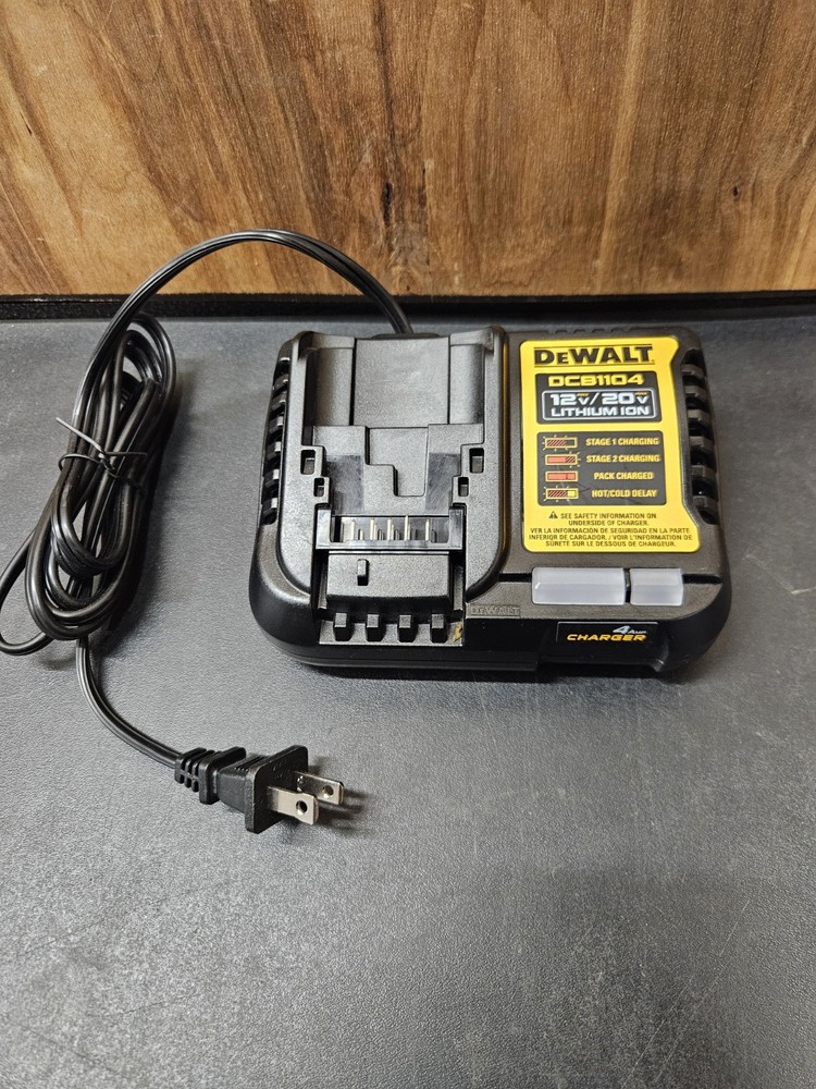 Dewalt DCB1104 12v/20v XR Battery Charger 4Amp Charger BRAND NEW OPEN BOX.