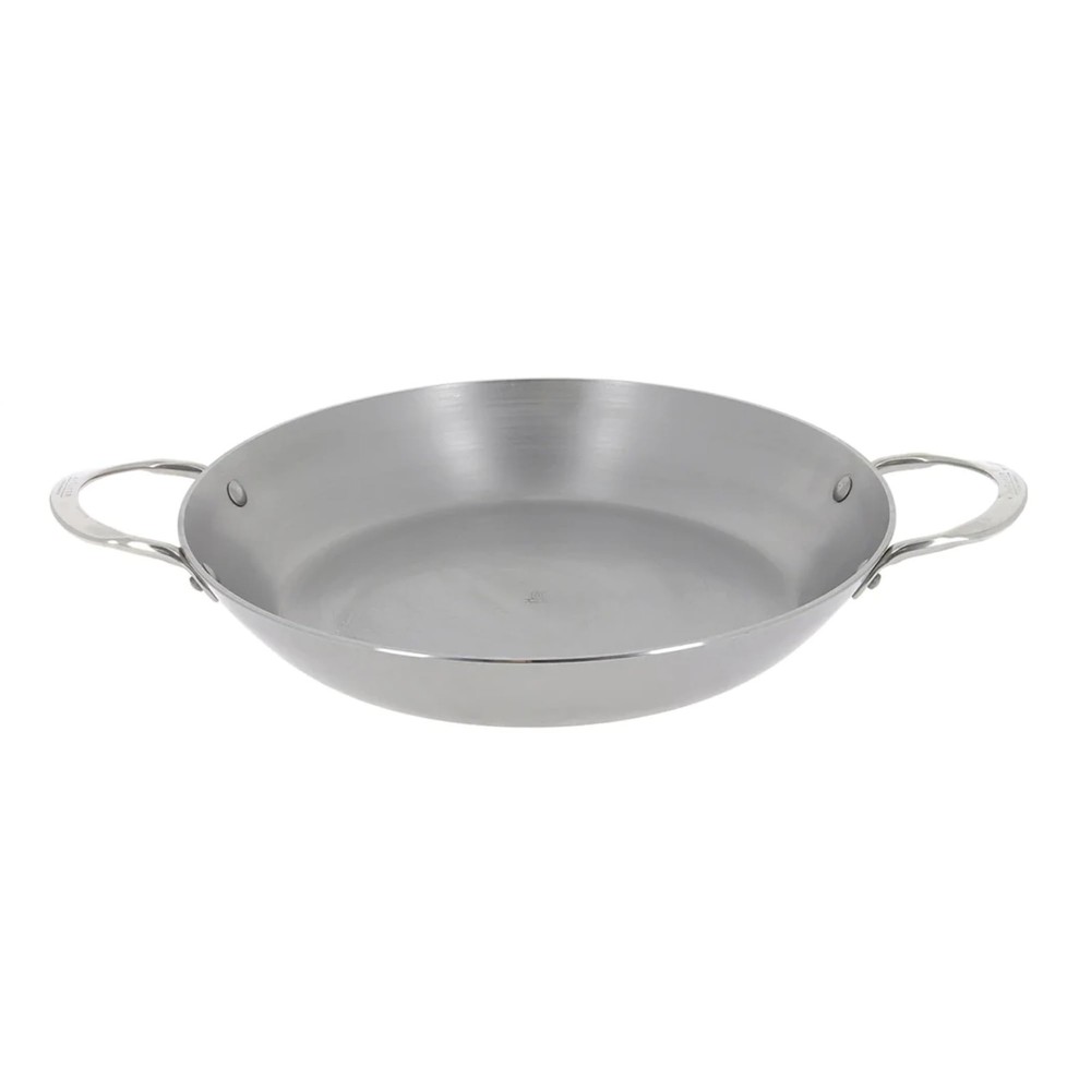 MINERAL B Carbon Steel Paella Pan – 12.5” Diameter, 9.25” Cooking Surface – M…