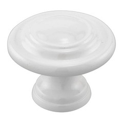 Classic White Door Knob Replacement for Bi-Fold Doors Easy Install Durable De…