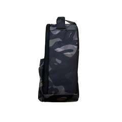 NEW Nike Camo Insulated Lunch Bag Black & Gray 6 Liter Easy Clean Zip 9A2747 K11