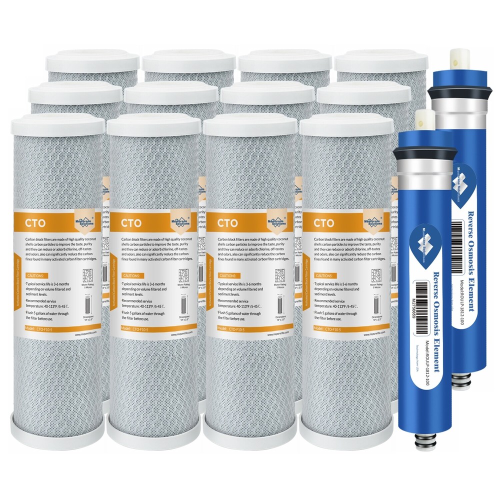 36/50/75/100/150 GPD RO Membrane Carbon Water Filter for GE FX12M FX12P GXRM10G