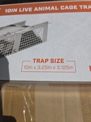 HOMESTEAD No Kill Live Trap – 10″x3″x3″ Cage – Small Animal