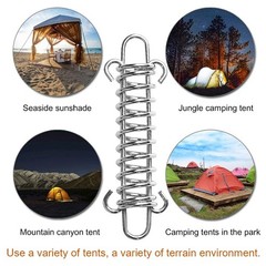 Shade Sail Springs Tension 10 Kit for Triangle Rectangle Sun Shade Sail