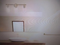 Globe Cannes 24.25 in. 3-Light Matte Brass Vanity Light with Shades & Bath Set