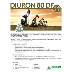 Diuron 80 DF Herbicide For Grasses and Broadleaf Weeds 5 lbs by Alligare