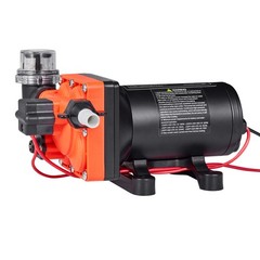 VEVOR RV Water Pump 12V DC 5 GPM (18.9 L/min) 4-Chamber Diaphragm Water Pump
