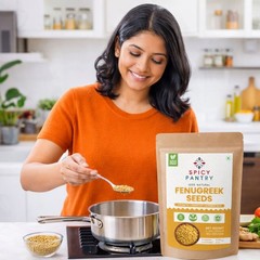 Fenugreek (Methi) Seeds Whole – 2 LBS Premium Spice for Cooking & Sprouting