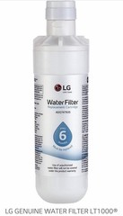 6 Months Genuine LG Water Filter Replacement Cartridge LT1000P/PC/PCS New Sealed