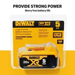 2 Packs New DEWALT DCB205 20V Max XR 5.0Ah Lithium-Ion Battery for Tools US