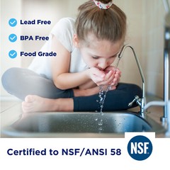 50 Pack 150 GPD RO Membrane Under Sink Drink Reverse Osmosis System Water Filter