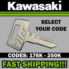 Kawasaki Key for Bayou Lakota Mojave Prairie Brute Force Cut to Code 176K – 250K