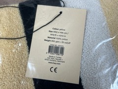 HAY Outline Yellow Bath Mat Towel, 19.75 x 37.5 in. 100% Cotton NEW