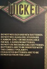 WICKED Neon Wall Art (8.94in W x 4.4in H) Item #K430468 New In Package.