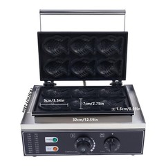 1.5kw Electric Waffle Baker Taiyaki Maker Machine Non-stick Commercial/Household