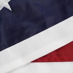 3×5 FT Outdoor Embroidered American Flag Made in USA Luxury Embroidered Star US