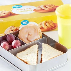 (3 pack) Great Value Glazed Honey Buns, 10.5 oz, 6 Count