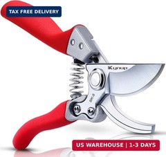 Kynup 8.6″ Professional Pruning Shears for Gardening, SK5 Stainless Steel Garden
