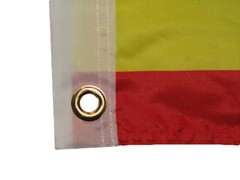 12×18 Uganda 2ply Double Sided 12″x18″ Flag Grommets