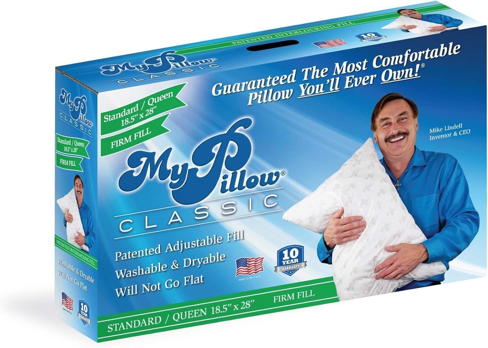 Queen Size Bedding Pillows Firm My Pillow Classic MyPillow Sleeping Perfect