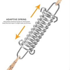Shade Sail Springs Tension 10 Kit for Triangle Rectangle Sun Shade Sail
