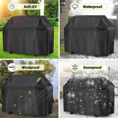 Heavy Duty BBQ Grill Cover Waterproof UV & Fade Resistant Gas Grill Protector